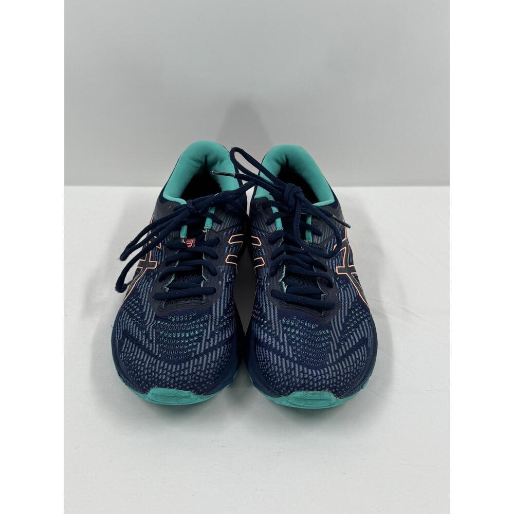 Asics Navy GT-2000 Trail Sneakers Aqua Accents Womens Shoes Size 9